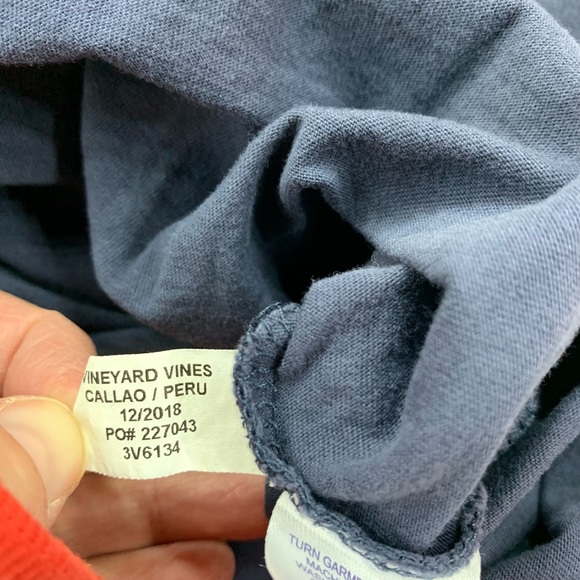 Vineyard Vines Boys Long Sleeve T-Shirt Hooded - Picture 9 of 11